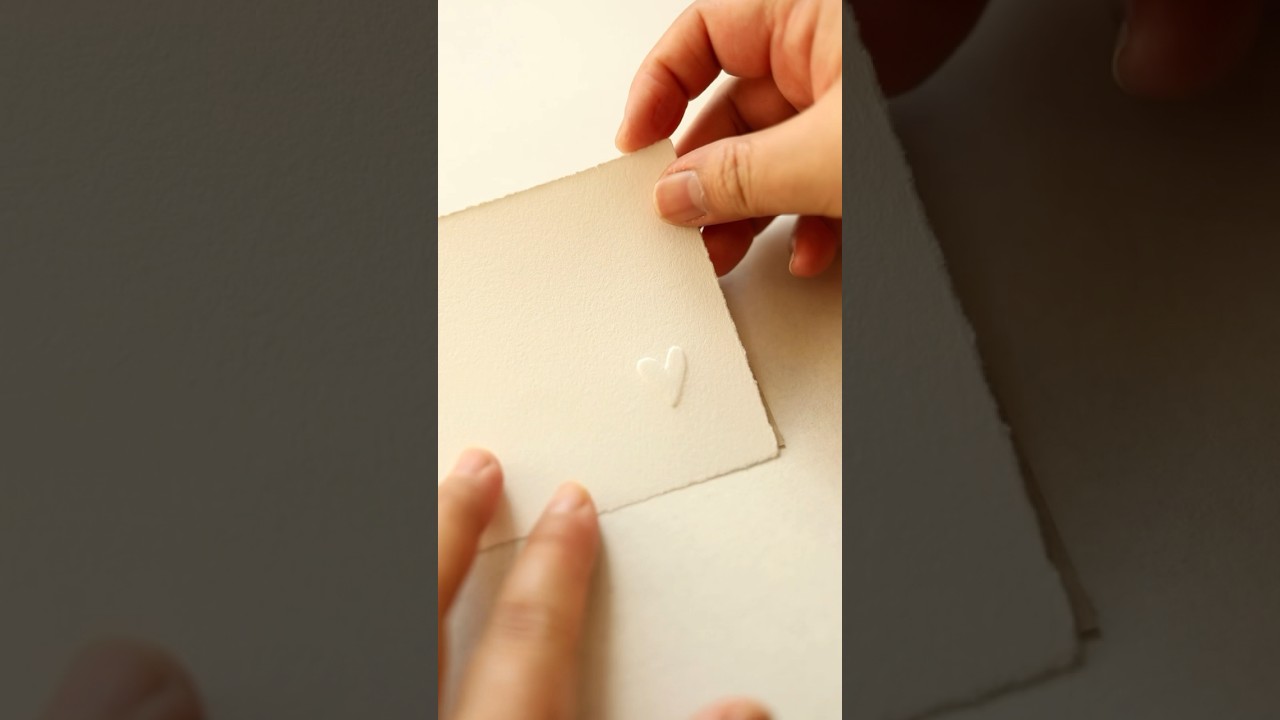 A quick and easy way to make an embossed card🧡