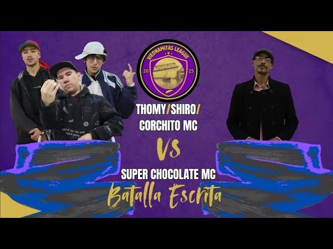 THOMY / SHIRO / CORCHITO MC VS SUPER CHOCOLATE MC | Viednamitas League | BATALLA ESCRITA