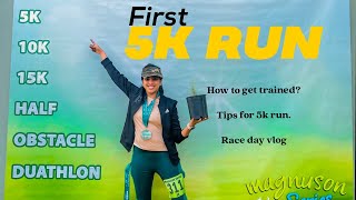 How to run your first 5k Marathon | 5k Race Day Vlog