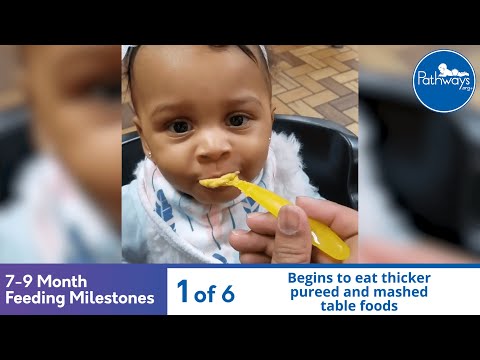 7-9 Month Old Feeding Milestones