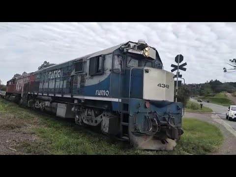 BOB/VAZIO-SBS/BR-280/ESTAÇÃO/SERRA ALTA-MALHA-SUL SC-BRASIL! #trensbrasil #scbrasil #trains #railfan