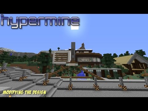 Final details for the modern house in Minecraft - Hypermine SMP E20