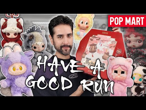 ⭐POP MART - Have A Good Run ⭐🐴  FULL SERIES UNBOXING! 💜 LABUBU, SKULLPANDA, HIRONO, DIMOO 💜