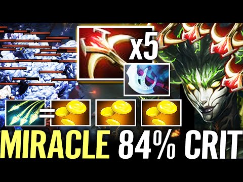 MIRACLE Medusa Daedalus 5x Split 84% Crit — 5MIN 1ITEM WTF Strongest Carry Fast Farm Dota 2 Pro