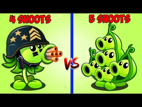 MEGA GATLING PEA vs PEA POD - Who Will Win? - PvZ 2 v10.4.1 Plant Vs Plant