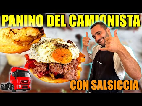 PANINO CON SALSICCIA, CIPOLLA E PEPERONI 🥪🧅