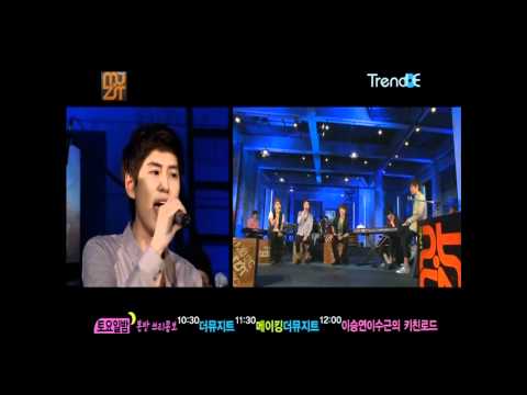 100911 - Kyuhyun and Ryeowook Singing Happy Birthday to Yesung on Muzit