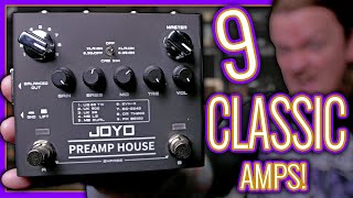 Video thumbnail for 9 amps, 18 channels! JOYO Preamp House is a POWER HOUSE of tone by Taylor Danley
