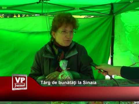 Târg de bunătăţi la Sinaia