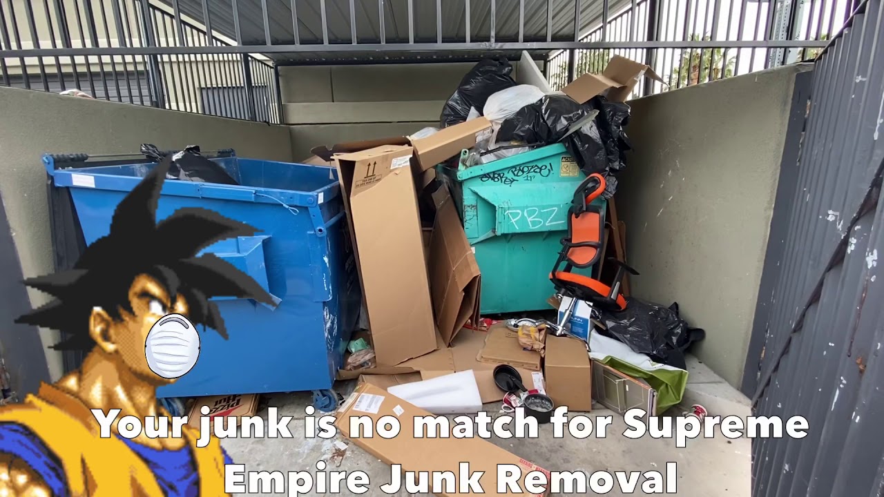 Zero Contact Junk Removal in Las Vegas NV! We’re so good we’ll Kamehameha your Junk!