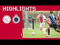 Two great Pre-season goals ? | Highlights Ajax O18 - Club Brugge O18 | Friendly