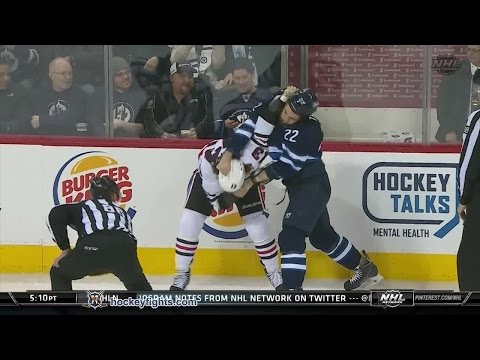 Daniel Carcillo vs Chris Thorburn Feb 6, 2015