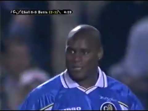 Recopa de Europa 1997/1998: Chelsea 3-1 Real Betis (19/03/1998). Narración en español.