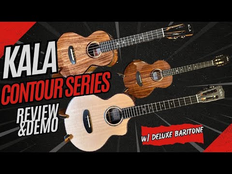 Kala Acacia Contour Baritone Ukulele - Gloss image 11