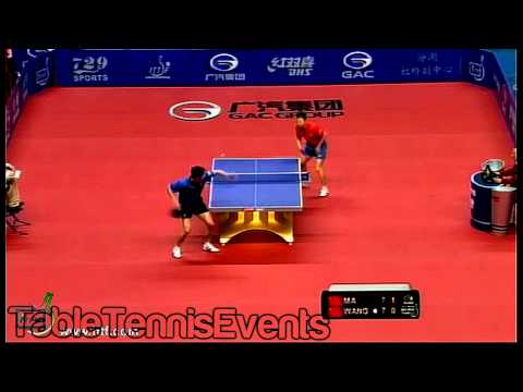 Ma Long Vs Wang Liqin: 1/2 Final [China Open 2012]