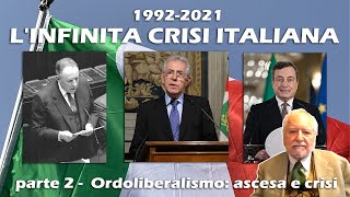 1992-2021: L’INFINITA CRISI ITALIANA - Parte 2 - Ordoliberalismo: ascesa e crisi