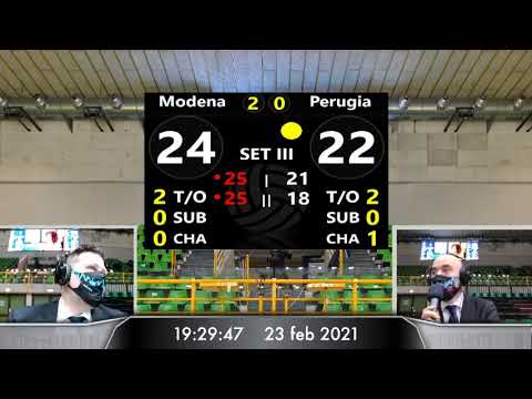 Leo Shoes Modena vs Sir Sicoma Monini Perugia