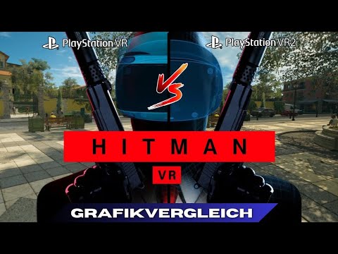 Grafikvergleich Hitman VR | PS VR2 vs. PS VR1