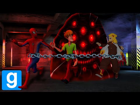 ANGRY MUNCI IS AFTER US BUT WE'RE CHAINED TOGETHER!? - Gmod Nextbots