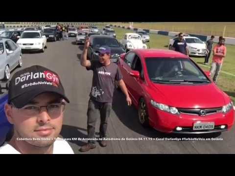 Cobertura Rede Globo + Treino para KM de Arrancada no Autódromo de Goiânia 04.11 = Canal DarlanGyn