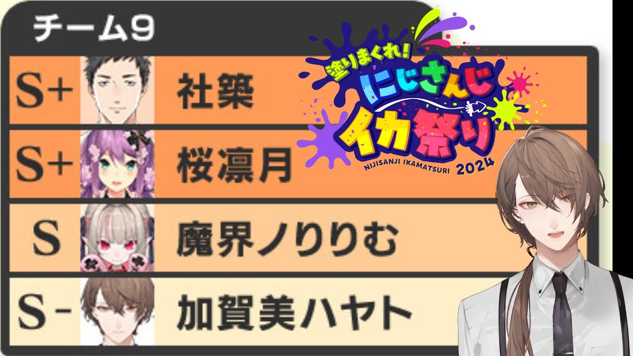 【#にじイカ祭り2024】始まります!チーム9の顔合わせ!!【にじさんじ/加賀美ハヤト】