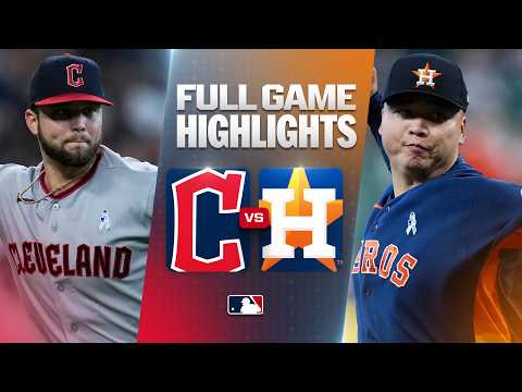 휴스턴 VS 클리블랜드 2:1 MLB 하이라이트