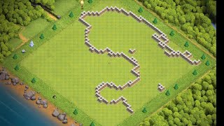 Bad Apple but it&#39;s Clash of Clans Walls