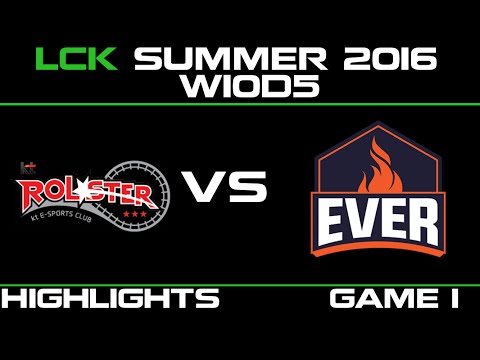 KT vs ESC Game 1 Highlights LCK Champions 2016 W10D5 KT Rolster vs ESC Ever   ESC vs KT   LCK LOL