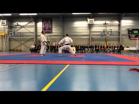 SKIF Belgium National Championship 2014 - Shinji Tanaka Senseï (Japan) & Paul Huglo (Belgium)