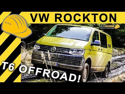 VW ROCKTON T6 OFFROAD TEST | Was taugt der Bulli im Gelände? 4Motion Transporter Fahrbericht