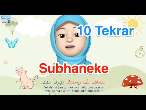 Subhaneke Duası / 10 Tekrar / Ezber Dualar