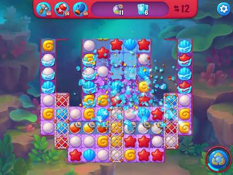 Fishdom Hard level 7356 no boosters フィッシュダム ハード [Friend's]