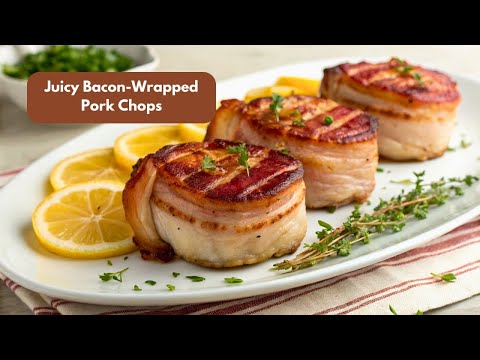 Juicy Bacon-Wrapped Pork Chops | Flavor-Packed & Easy!