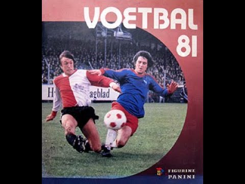 STICKERS PANINI DUTCH CHAMPIONSHIP 1981 AFC AJAX
