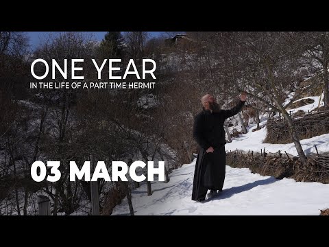 One Year in the Life of a Part Time Hermit - March - Of winter's return, storms and toys for men