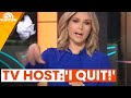 ‘I QUIT!’ LIVE On TV | Sunrise star Edwina Bartholomew fumes over motherhood news story
