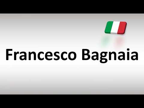 How to Pronounce Francesco Bagnaia (Italian MotoGP)
