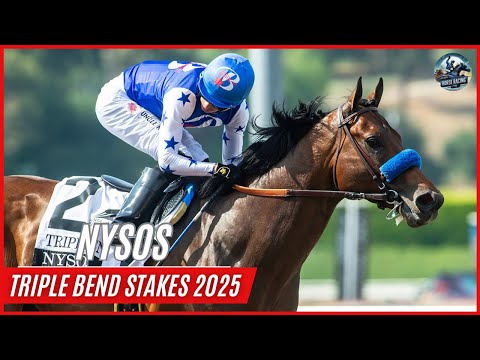 NYSOS wins the 2025 Triple Bend Stakes (G3) in great style!