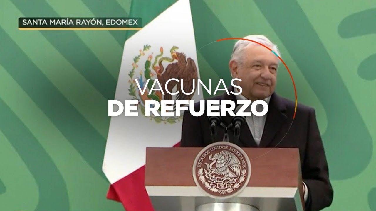 AMLO anuncia fechas para vacunas de refuerzo en adultos mayores