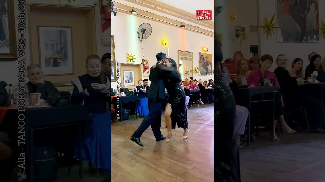 Video thumbnail for Reel 1 Y suma y sigue (D'Arienzo) Mariel Filadoro y Yumar Zambrano. En lo de Balmaceda 10abr25