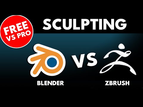 Blender vs ZBrush Sculpting