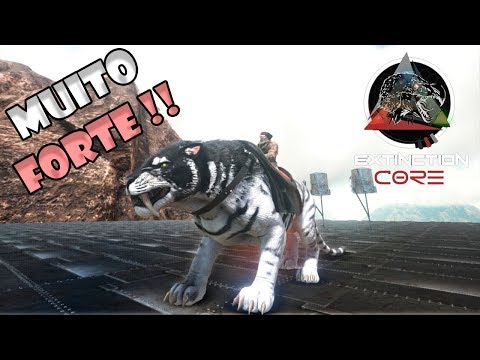 O PODER ABSURDO DO NOSSO ALPHA SABERTOOTH!!!! --- ARK EXTINCTION T2 #24