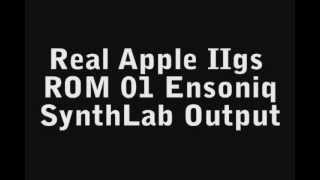 Apple IIgs Emulation SynthLab Audio Output Comparison