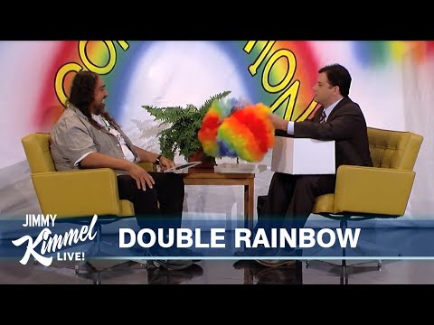 Double Rainbow Guy Paul “Bear" Vasquez on Jimmy Kimmel Live