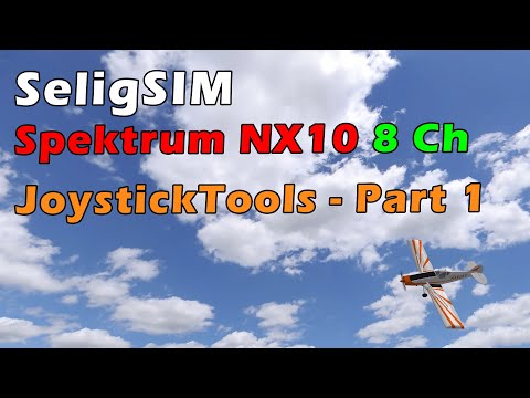 Part 1: Using the Spektrum NX10 transmitter with SeligSIM and JoystickTools