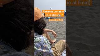 Abriendo un sobre en la playa 🌊☀️ #shorts #pokemon #pokemoncards #pokemonchannel #chile #ptcg
