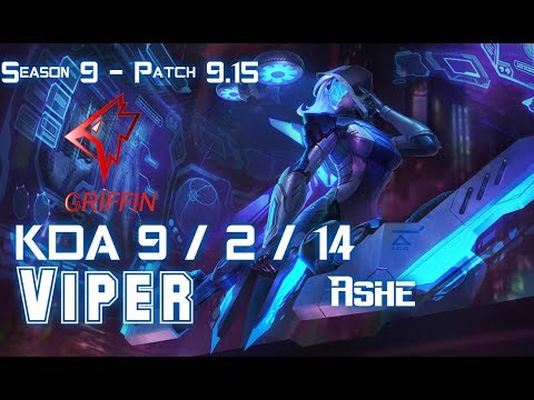 GRF Viper ASHE vs KAI'SA ADC - Patch 9.15 KR Ranked