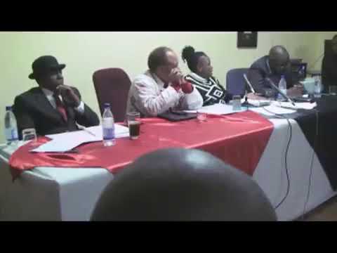 Image for YouTube video with title Arrogant Mutsvangwa walks out of civic meeting viewable on the following URL https://www.youtube.com/watch?v=Y1144LzqK8M