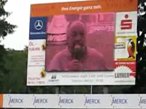 Hessenpokalfinale 2008 - Halbzeitrede Hans Kessler