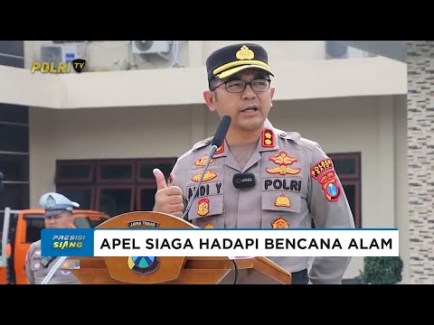 POLRES BATU GELAR APEL SIAGA HADAPI POTENSI BENCANA HIDROMETEOROLOGI